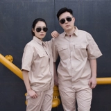 Хлопковый тонкий комфортный дышащий комплект для работы