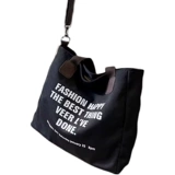 Шоппер, универсальная вместительная и большая сумка через плечо, сумка на одно плечо, сумка для учебы, подходит для студента