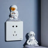 Креативный трехмерный переключатель, защитный чехол, милая луна на стену, космический космонавт, в 3d формате