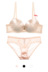 2 1 nửa ly ren satin satin ngực lớn ngực mỏng cup tập hợp trên đồ lót rim bra - Bộ đồ lót do lot Bộ đồ lót