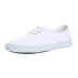 Giày vải trắng nữ phẳng giày lưới trắng Giày cổ điển với giày trắng nhỏ học sinh Giày trắng nữ giày sneaker nữ trắng Plimsolls