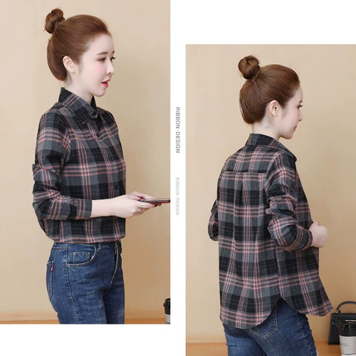 Рубашка, длинное термобелье, ретро пуховик, в корейском стиле, средней длины, 2024 года