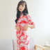 Nhật bản kimono áo ngủ nữ mùa hè kỳ nghỉ du lịch thường ngắn tay phần dài của cotton có thể được đeo bên ngoài đồ ngủ sexy shop do ngu  Night Robe