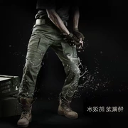 Q-CQB bóng tối đa túi quần yếm quần áo nam quân đội quần áo đào tạo quần ngoài trời quần thường xuyên quần chiến đấu quần chiến thuật - Những người đam mê quân sự hàng may mặc / sản phẩm quạt quân đội