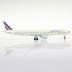 Máy bay chở khách tĩnh Boeing 777 series có bánh xe mô hình sân bay rắn trang trí mô hình hợp kim 1: 400 đồ chơi bác sĩ cho bé Chế độ tĩnh