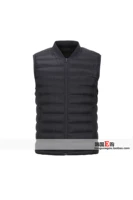 Hàn Quốc mua áo khoác nam Hyde 18 mùa đông nam và nữ có cùng dây kéo cổ áo thể thao xuống vest JHUCW18706 - Áo thể thao áo thun lạnh nam adidas