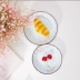 Nhật bản-phong cách sức khỏe khóa ảnh màu món quà gốm đặt món ăn kết hợp bát đĩa gia dụng bộ đồ ăn gói dày chống bỏng