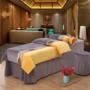 Dày ấm giường massage thẩm mỹ viện Beauty khăn trải giường denim bộ trải giường của đặc biệt spa câu lạc bộ màu đơn giản - Trang bị tấm khăn trải giường spa giá rẻ