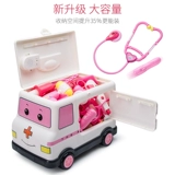 Детская игрушка, комплект, стетоскоп, набор инструментов, семейная униформа медсестры для мальчиков и девочек