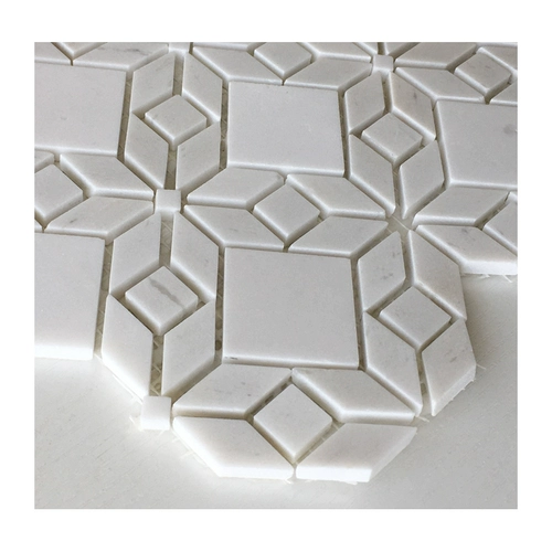 Белая камня мозаичная плитка против стекла мрамор Югослав Белый ванная комната фона фона стена туалет