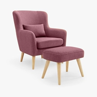 Розовый хлопок и лен с начесом