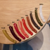 Южная Корея импортировала Aznavour Az Accessesies Accessesies Candy Color Solid Girl Banana Clip Горизонтальный зажим для волос