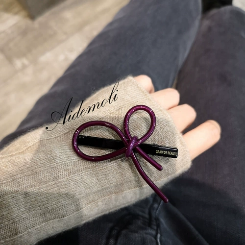 Aroma zone, импортный аксессуар для волос, лента с бантиком, заколка для волос, в корейском стиле