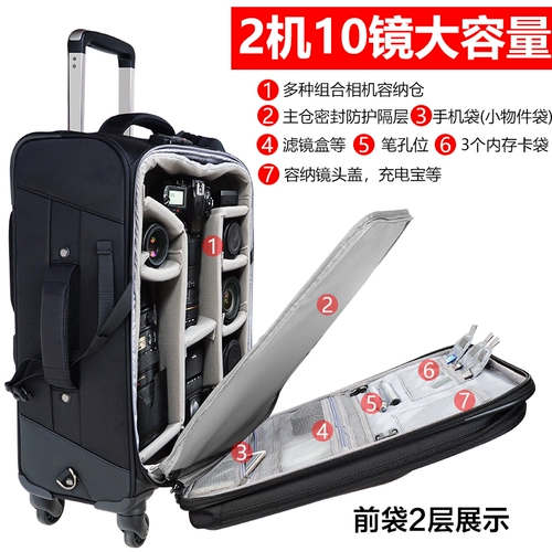 Камера, чемодан, большой рюкзак, надевается на плечо