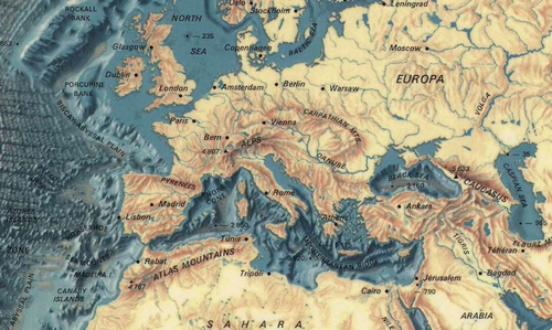 World Sea Underground Map Sea Bed Marine Earth Geographic нарциссовая ретро -декора