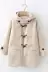 Áo khoác nữ mùa đông của Nhật Bản Windhorn Buckle Plus Áo khoác len lông thú hoang - Trung bình và dài Coat Trung bình và dài Coat