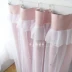 Sinh viên câu cá nhỏ ký túc xá rèm cửa hàng rèm cửa in rèm dưới Hàn Quốc rắn màu tích hợp giường rỗng - Bed Skirts & Valances