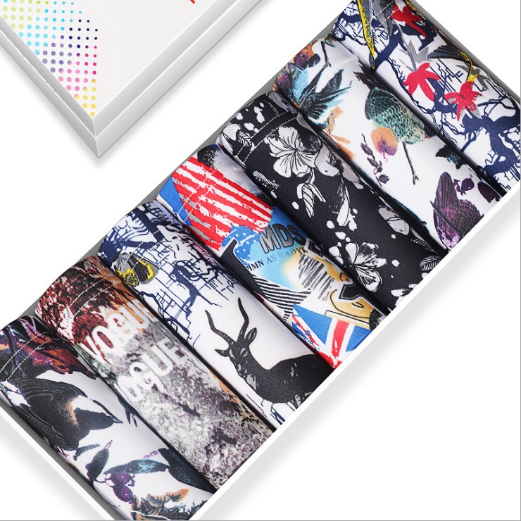 7 711 Sets7 strip Gift box Four corners man underpants man underpants men " sunderwearbriefs
