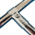 Ống thép không gỉ 25mm khớp nối ống sắt sáu điểm có thể di chuyển được Ống thép mạ kẽm kết nối đoạn ống tròn phụ kiện khóa cố định ốc vít oto Chốt
