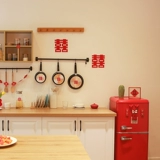 Магнит на холодильник, мультяшная милая именная наклейка