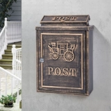 Ретро вилла, настенный почтовый ящик, уличная коробка