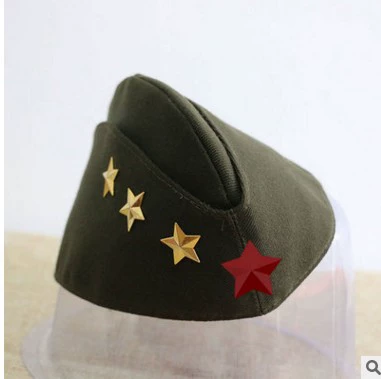 Вода -солдат танцевальная шляпа русский корабль ботальная шляпа Plaza Dance Performance Performance Hat Hat Hat Winter Winter Scoop шляпа