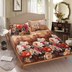 Fale Flannel bed 笠 đơn giường trải thảm màu nâu Simmons nệm bảo vệ nệm chống trượt tấm lông cừu san hô ấm Ga phủ giường là gì Trang bị Covers