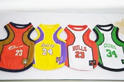 Thú cưng sáng tạo áo thun NBA đội bóng rổ đồng phục chó quần áo mèo Teddy quần áo vest áo mỏng phần - Quần áo & phụ kiện thú cưng