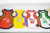 Thú cưng sáng tạo áo thun NBA đội bóng rổ đồng phục chó quần áo mèo Teddy quần áo vest áo mỏng phần - Quần áo & phụ kiện thú cưng quần áo chó