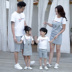 Cha mẹ và con mặc nhà mùa hè toàn bộ 2018 thủy triều mới mẹ chồng mẹ chồng trong gia đình ba bốn phù hợp với gia đình Trang phục dành cho cha mẹ và con