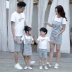 Cha mẹ và con mặc nhà mùa hè toàn bộ 2018 thủy triều mới mẹ chồng mẹ chồng trong gia đình ba bốn phù hợp với gia đình