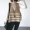 Mùa thu mới kích thước lớn vest vest áo khoác lỏng V-Cổ sọc đan vest áo len vest của phụ nữ áo sơ mi quần áo nữ