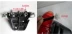 Honda CH125 Shark Phụ kiện xe máy Dasha Đèn phanh phía sau Lắp ráp Đèn hậu phía sau Đèn báo rẽ phía sau đèn led xe máy siêu sáng 60w Đèn xe máy