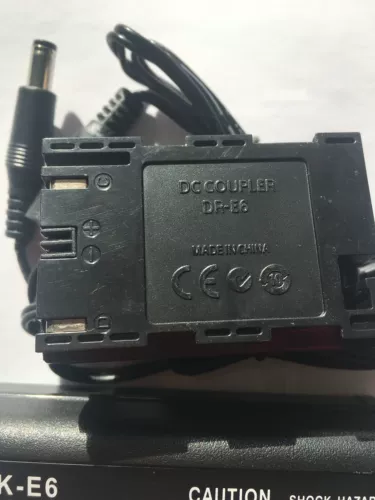 Подходит для Canon EOS SLR Camera 5D2 5D3 7D 70D 60D 60D внешний источник питания ACK-E6 Адаптация