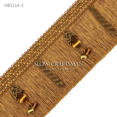 Кружевная кайма slow craftsman出口欧洲高端王后系列窗帘床品家具流苏毛边花边