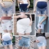 Phụ nữ mang thai quần short mùa hè có thể điều chỉnh thời trang thể thao mùa hè hoang dã Hàn Quốc mẹ chống nắng mỏng phần an toàn quần - Phụ nữ mang thai quần / quần bụng Phụ nữ mang thai quần / quần bụng