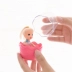 Rõ ràng hãy để cô bé búp bê trứng bé bé chơi nhà đồ chơi cô gái sáng tạo món quà sinh nhật cô gái món quà