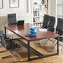 Bàn ghế văn phòng hiện đại tấm lớn dài bàn đào tạo bàn làm việc hình chữ nhật bàn hội nghị bàn bàn ghế văn phòng - Nội thất văn phòng tủ sắt tài liệu