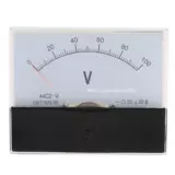 44C2 Pointer DC Meter 5V10V20V30V 50V100V250V500V Механические вольтовые часы