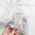Phong cách bắc âu đơn giản tinh khiết bông trắng rửa giường cotton bốn bộ cotton Nhật Bản màu rắn khăn trải giường quilt cover giường Bộ đồ giường bốn mảnh