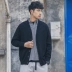 Raul mùa xuân mùa hè màu sắc hoang dã cardigan nam Hàn Quốc thường áo len vòng cổ áo len áo triều
