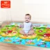 Picnic mat ẩm pad ngoài trời độ ẩm dã ngoại cắm trại bãi biển lều mat không thấm nước dày gấp mat dã ngoại - Thảm chống ẩm / Mat / Gối