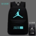 Bóng rổ NBA Bull Đàn ông và Phụ nữ Ba lô Jordan 23 Túi vải Gia cố Schoolbag Cao đẳng Gió shop balo nữ Ba lô