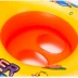 Dày kích thước màu vàng vịt bơi vòng phao cứu sinh ghế inflatable thuyền du thuyền nước trẻ em phim hoạt hình bãi biển đồ chơi phao cổ cho bé sơ sinh Cao su nổi