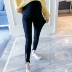 Quần legging bà bầu 2018 mùa thu mới thời trang quần bà bầu Phiên bản Hàn Quốc đã mỏng bên ngoài mặc quần nâng bụng hoang dã yếm bầu  Phụ nữ mang thai quần / quần bụng