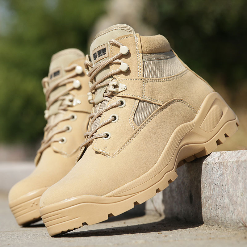 NEW Outdoor Mens Field Climbing Boots Camo Tactical Desert Running Trainer Shoes