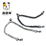 ПЭТ -эластичная тяга Двойная голова с собакой один перетаскивает два перетаскивания, а два могут убрать собаку средней большой собаки с двойной головкой