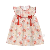 Кролик, летнее ципао, ретро модное ханьфу для девочек, платье