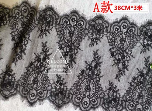 Ноябрьская белая ткань для ресниц, кружевное платье, 38см