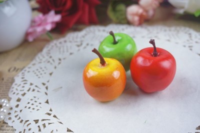 taobao agent Apple, small realistic fruit furniture, photography props, accessory